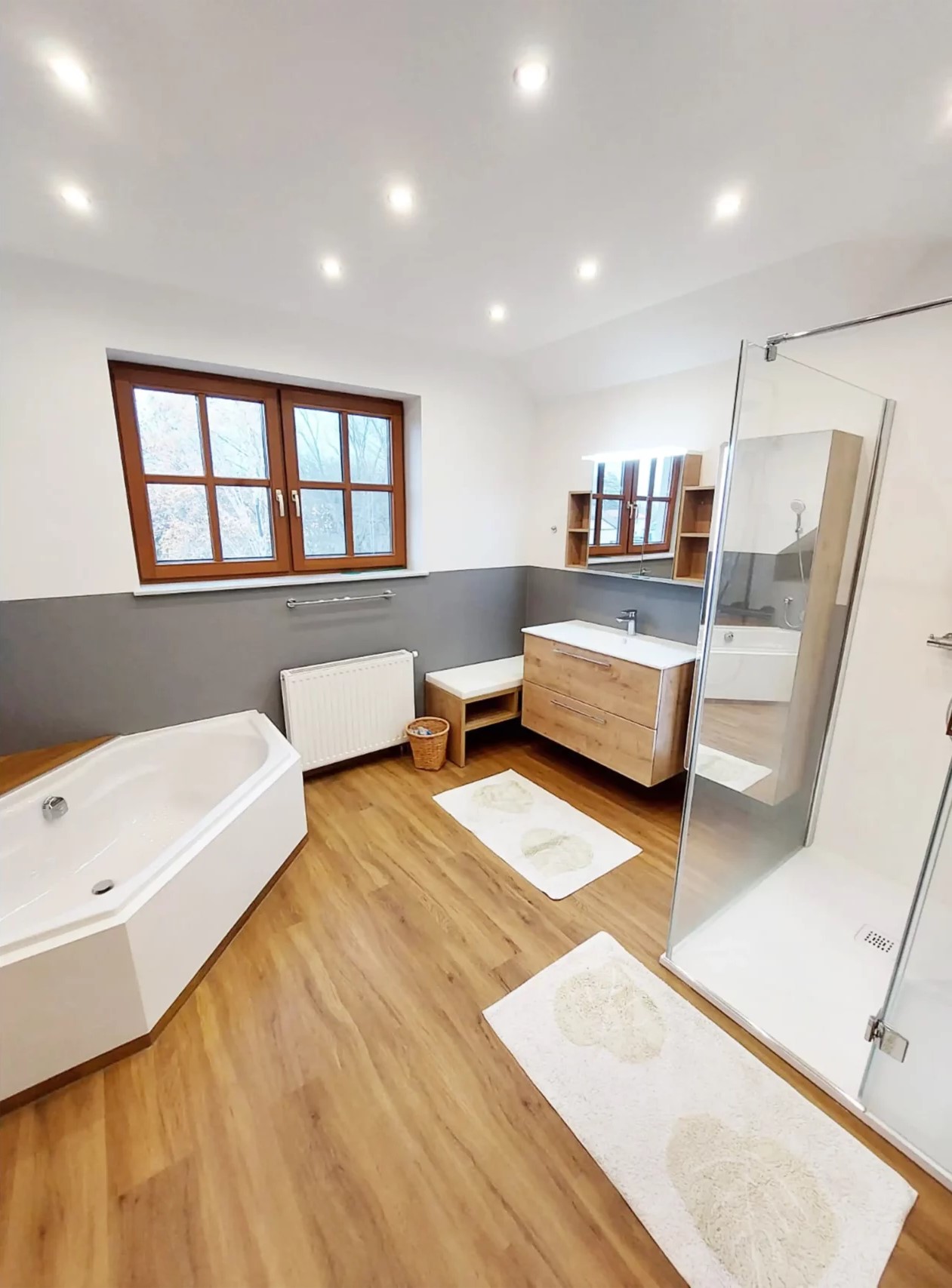 Badezimmer nach der Sanierung